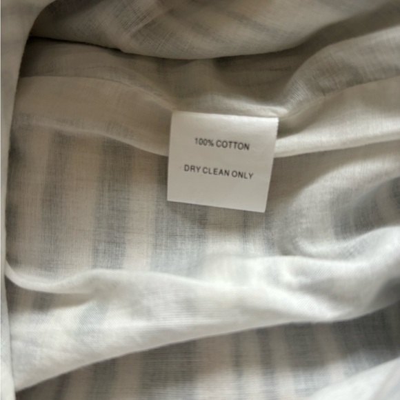 Trina Turk Navy White Cotton Lek Bamboo Forest Embellished Dress - size 10 - Picture 6 of 6